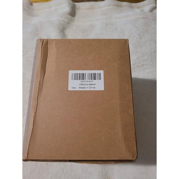 Glass Syrup Dispenser Set - 4 Pack 7oz Bottles 2.5"W x 5"H - Picture 3 of 7